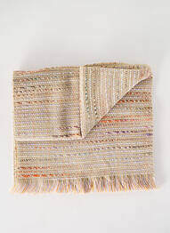 Echarpe imprimé carreaux beige JOSÉLISE femme