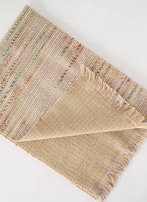 Echarpe imprimé carreaux beige JOSÉLISE femme