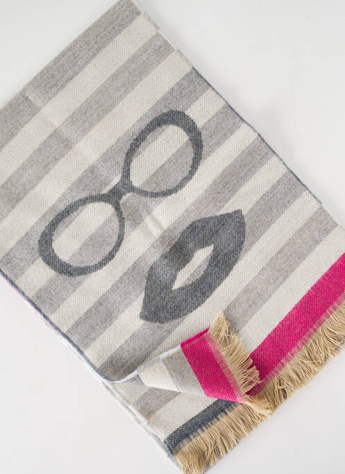 Echarpe gris JOSÉLISE pour femme