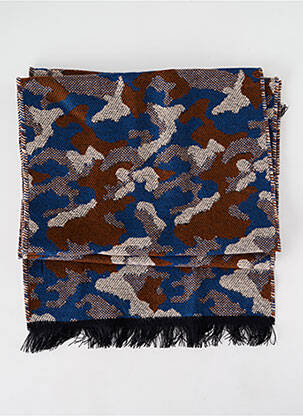 Echarpe imprimé fantaisie bleu JOSÉLISE femme