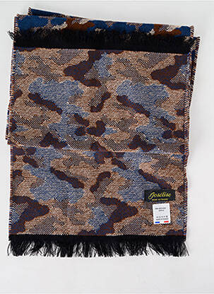 Echarpe imprimé fantaisie bleu JOSÉLISE femme