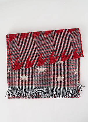 Echarpe maille fine rouge JOSÉLISE femme