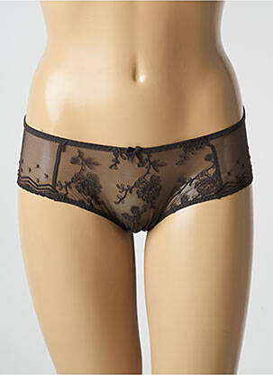 Shorty broderie marron EMPREINTE femme