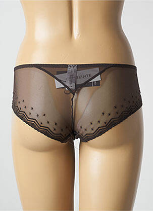 Shorty broderie marron EMPREINTE femme