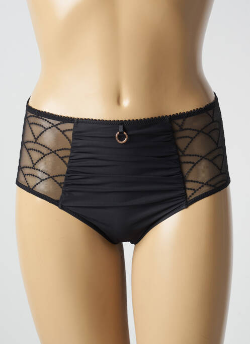 Culotte haute noir EMPREINTE pour femme