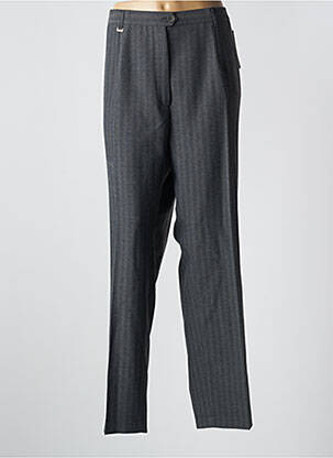 Pantalon droit taille haute taille haute gris RICHY femme