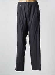 Pantalon droit taille à pinces taille haute gris RICHY femme