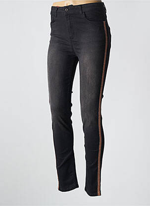 Jeans skinny taille haute taille haute noir CONCEPT K femme