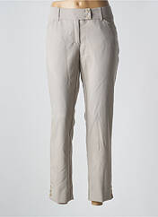 Pantalon 7/8 beige QUATRE VINGT JOURS pour femme seconde vue