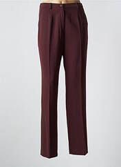 Pantalon droit marron GUY DUBOUIS pour femme seconde vue