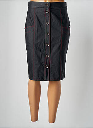 Jupe mi-longue stretch noir MERI & ESCA femme