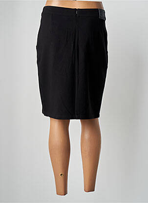 Jupe mi-longue taille à pinces noir THALASSA femme