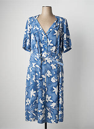 Robe mi-longue bleu FRANCOISE DE FRANCE pour femme