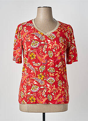 T-shirt rouge 7 SEASONS pour femme