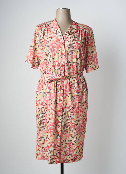 Robe mi-longue rose FRANCOISE DE FRANCE pour femme