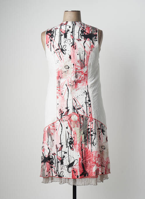 Robe mi-longue rouge GUY DUBOUIS pour femme