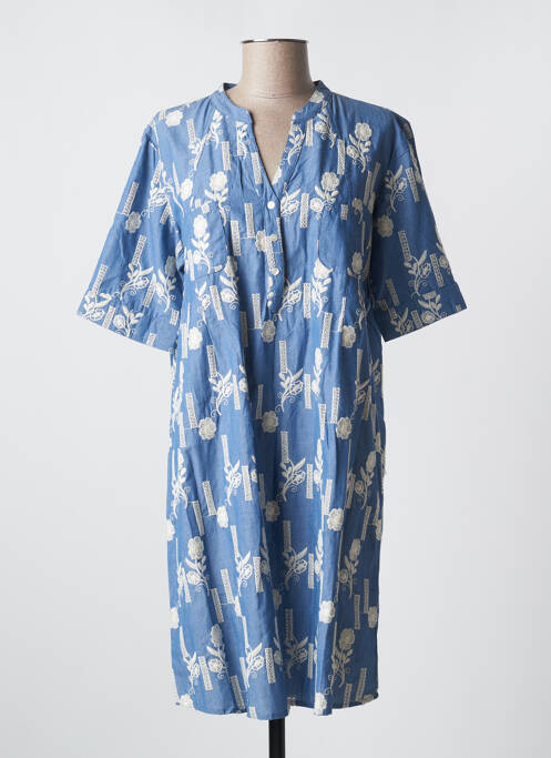 Robe courte bleu THALASSA pour femme