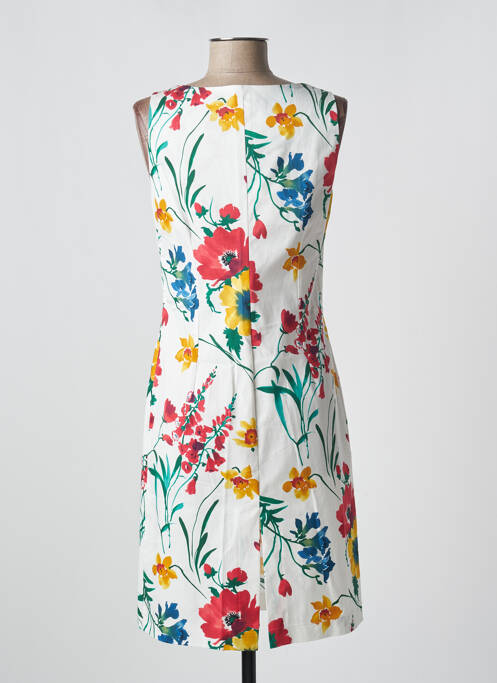 Robe mi-longue blanc QUATRE VINGT JOURS pour femme