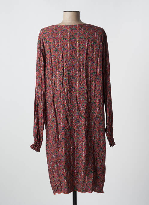 Robe mi-longue marron THALASSA pour femme