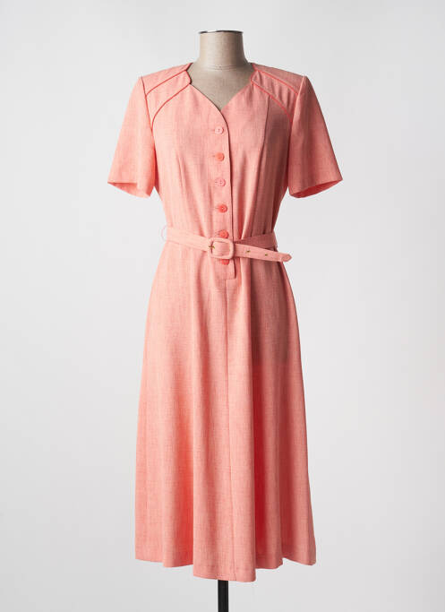 Robe mi-longue rose FRANCOISE DE FRANCE pour femme