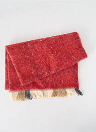 Echarpe imprimé fantaisie rouge JOSÉLISE femme