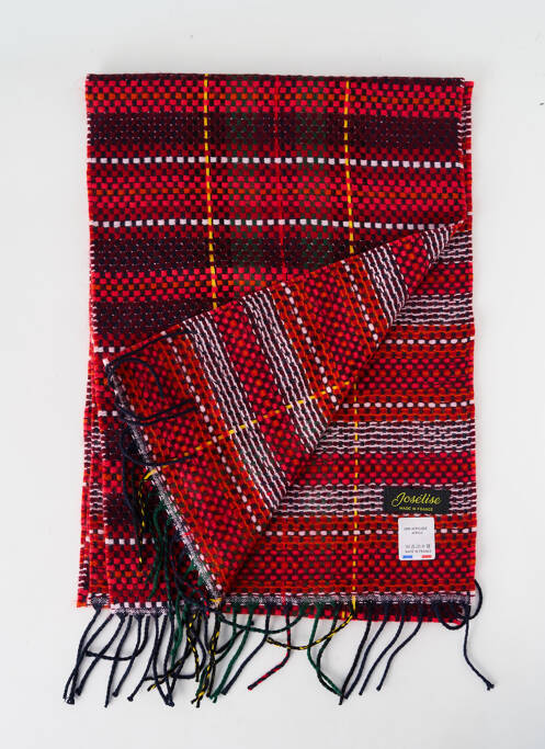 Echarpe rouge JOSÉLISE pour femme