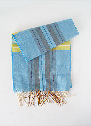 Echarpe imprimé fantaisie bleu JOSÉLISE femme