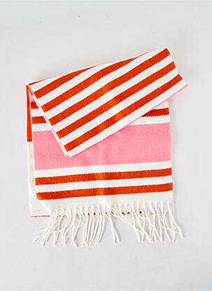 Echarpe imprimé fantaisie orange JOSÉLISE femme