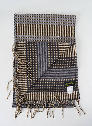 Echarpe imprimé fantaisie gris JOSÉLISE femme