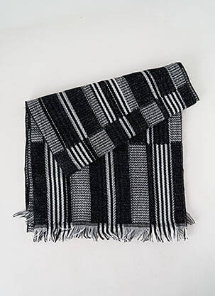 Echarpe imprimé fantaisie noir JOSÉLISE femme