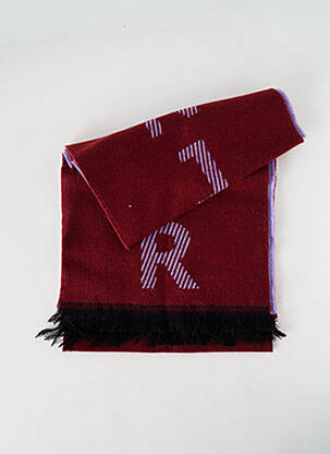 Echarpe imprimé fantaisie rouge JOSÉLISE femme