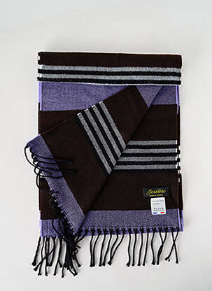 Echarpe imprimé fantaisie marron JOSÉLISE femme