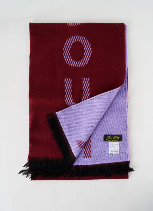 Echarpe rouge JOSÉLISE pour femme