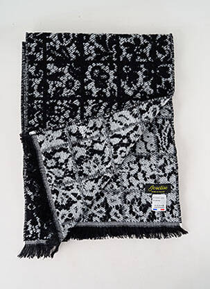 Echarpe imprimé fantaisie noir JOSÉLISE femme