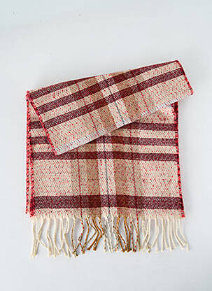 Echarpe imprimé fantaisie rouge JOSÉLISE femme
