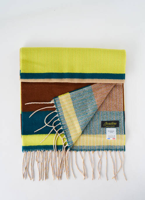 Echarpe jaune JOSÉLISE pour femme