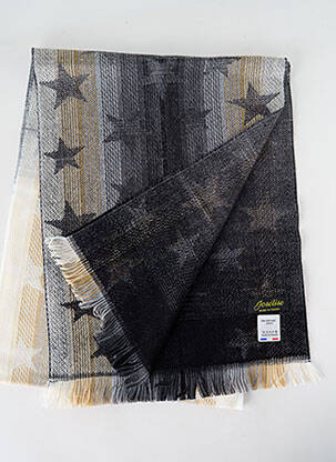 Echarpe imprimé fantaisie gris JOSÉLISE femme