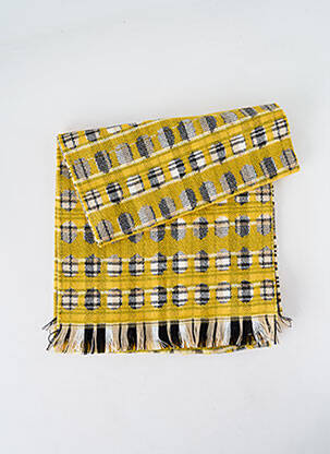 Echarpe imprimé fantaisie jaune JOSÉLISE femme