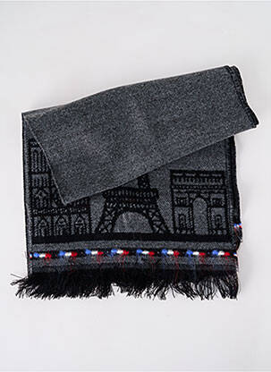 Echarpe imprimé fantaisie gris JOSÉLISE femme