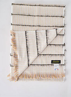 Echarpe imprimé fantaisie beige JOSÉLISE femme