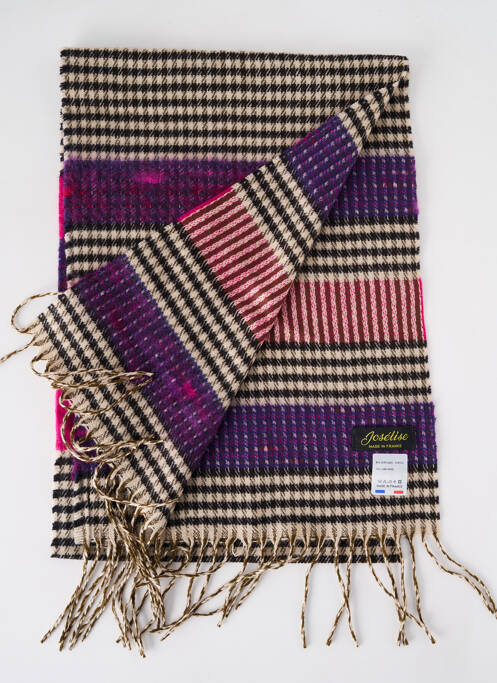 Echarpe violet JOSÉLISE pour femme