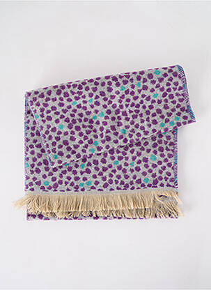Echarpe imprimé fantaisie violet JOSÉLISE femme