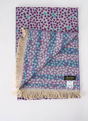Echarpe imprimé fantaisie violet JOSÉLISE femme