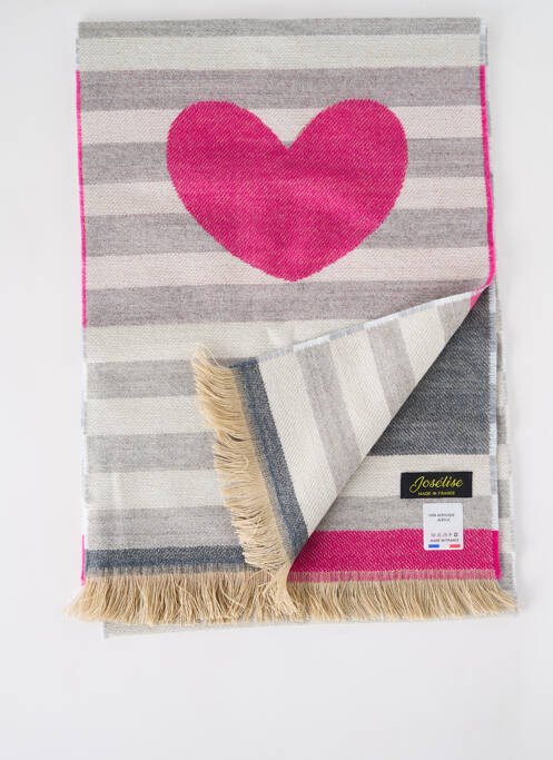 Echarpe rose JOSÉLISE pour femme