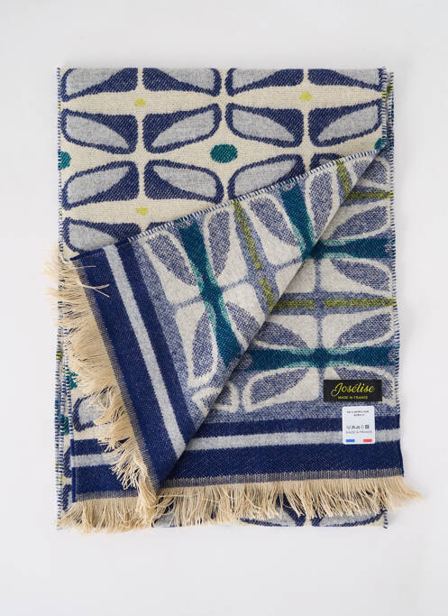 Echarpe bleu JOSÉLISE pour femme