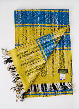 Echarpe imprimé fantaisie jaune JOSÉLISE femme