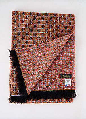 Echarpe imprimé fantaisie orange JOSÉLISE femme