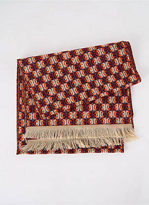 Echarpe imprimé fantaisie orange JOSÉLISE femme