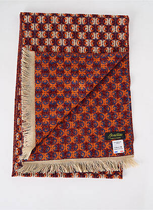 Echarpe imprimé fantaisie orange JOSÉLISE femme