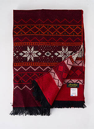 Echarpe imprimé fantaisie rouge JOSÉLISE femme